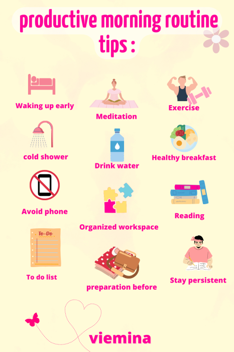 13 Tips Of A Productive Morning Routine Viemina