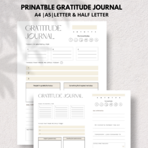 gratitude journal