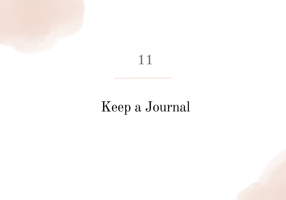 Keep a Journal / Social anxiety