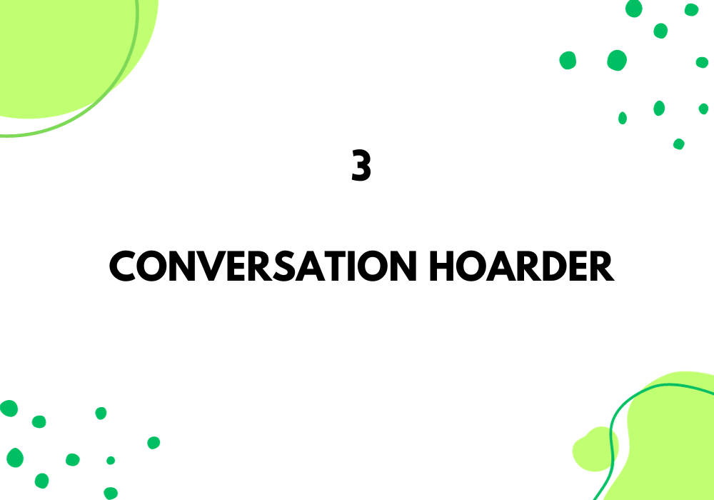 Conversation Hoarder/Relationship With a Narcissist