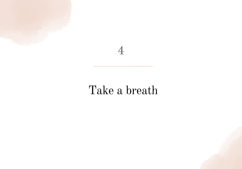 Take a breath/ Social anxiety