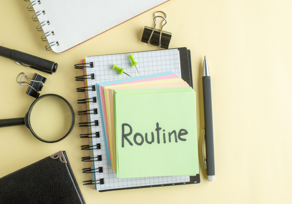 Set a personalized routine / Time management