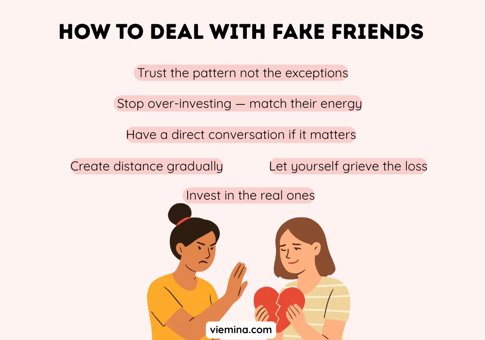 15 Signs of Fake Friends — And How to Deal With Them - How to Deal With Fake Friends — 6 Steps how to deal with fake friends 6 steps
