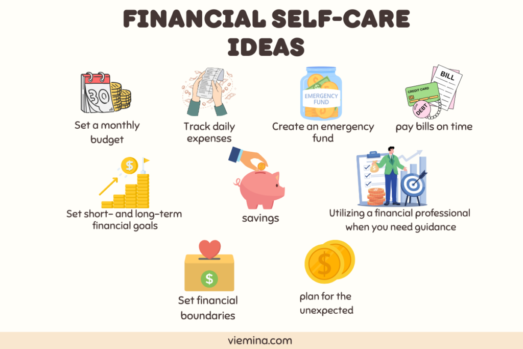 Financial self care- 9 Types of Self care