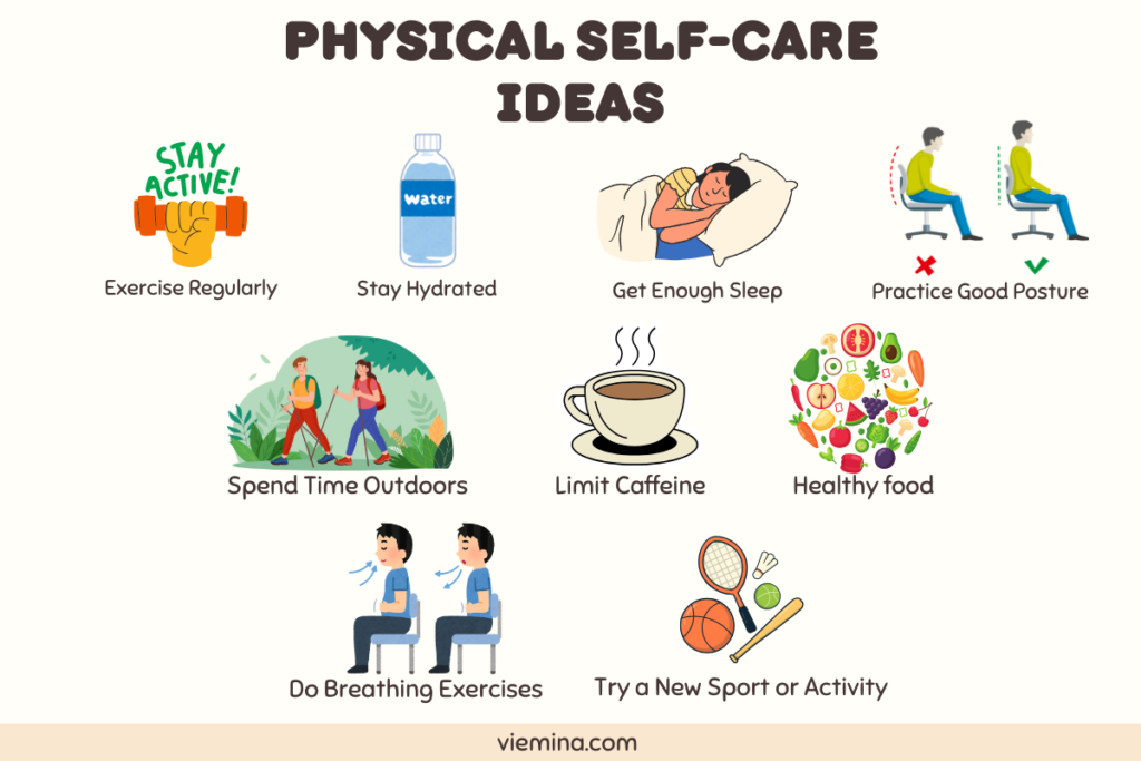 Physical self care - Types of Self care