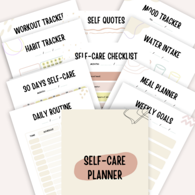 self-care planner