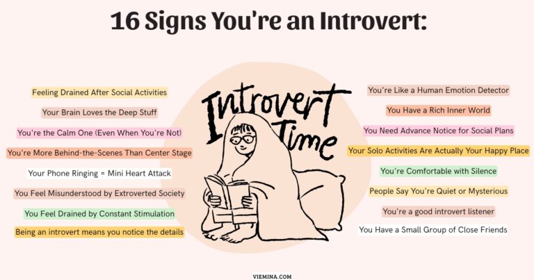 16 Signs of an Introvert (Not Shy, Not Antisocial)